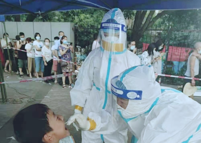 男孩做核酸还没开始就(9岁男童未做核酸检测却有记录) 男孩做核酸还没开始就(9岁男童未做核酸检测却有记录)