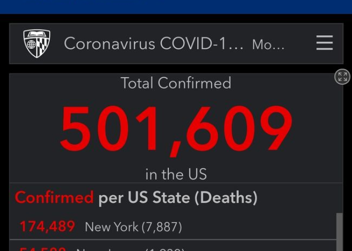 美国感染人数英文:美国的感染人数和死亡人数