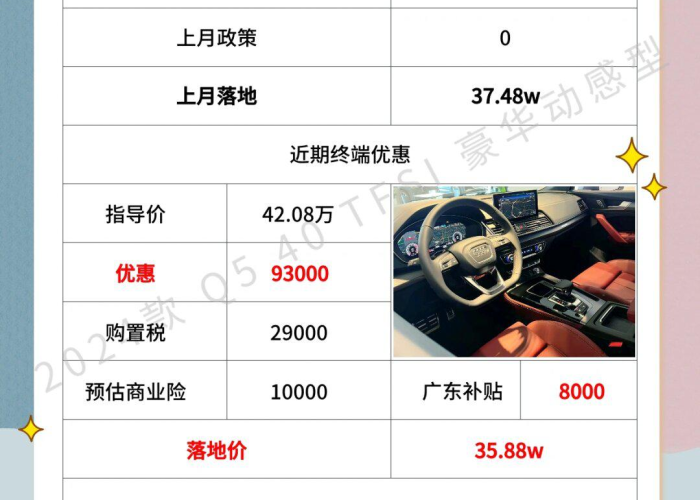 奥迪q5多少钱落地价/奥迪q5豪华版落地价大概多少 奥迪q5多少钱落地价/奥迪q5豪华版落地价大概多少