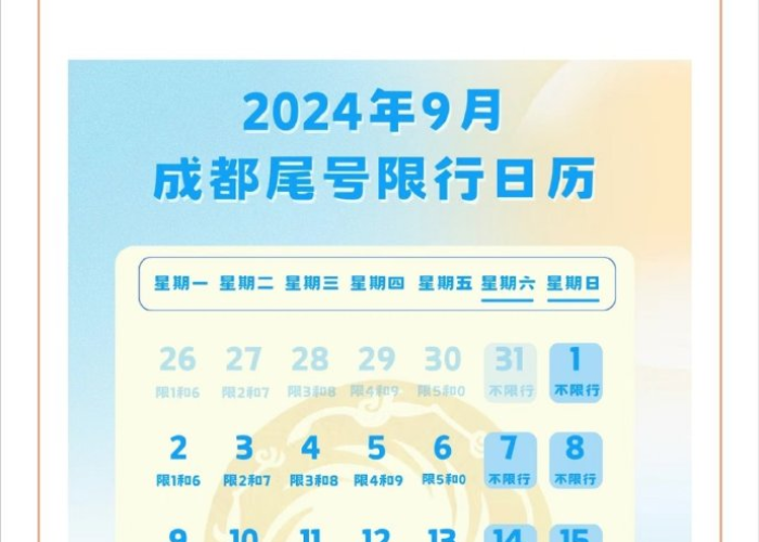 限行新规定2024最新消息及时间表成都:限行成都限行