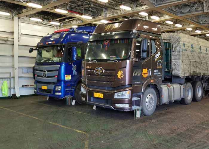 大连到烟台轮渡时间表查询（大连到烟台轿车托运多少钱）