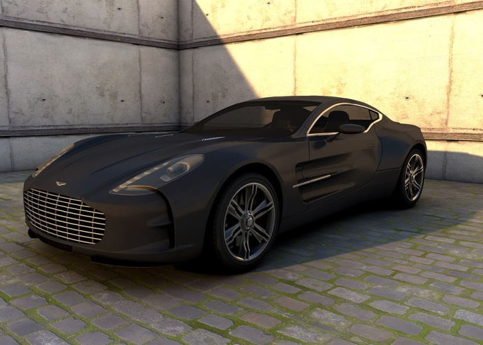 凝固的极速艺术，解码阿斯顿马丁One-柒柒图片背后的永恒密码